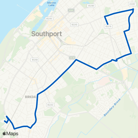 Cumfybus Greenbank High School - Norwood Avenue map