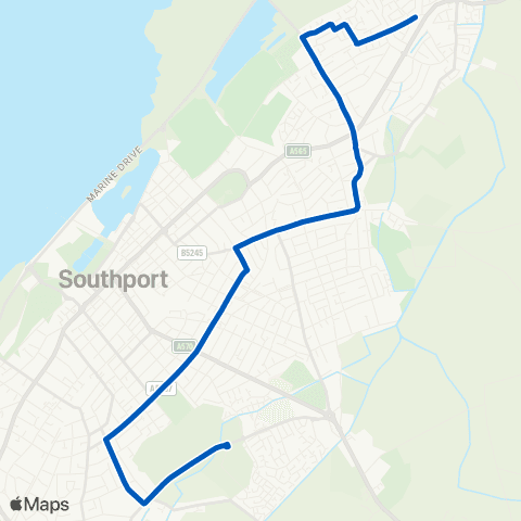 Cumfybus Fairhaven Road - Town Lane Kew map