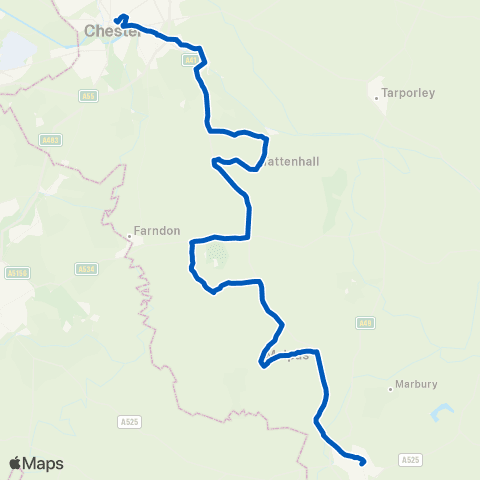 D & G Bus Bus Station - Chester Bus Interchange map