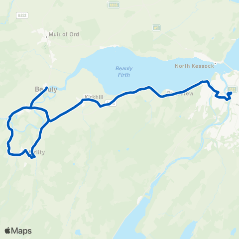 D & E Coaches Bus Station Stance 7 - Village Hall map