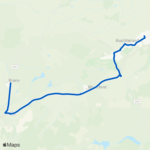 Dochertys Midland Coaches Smiddy Brae - Community School Bus Park map