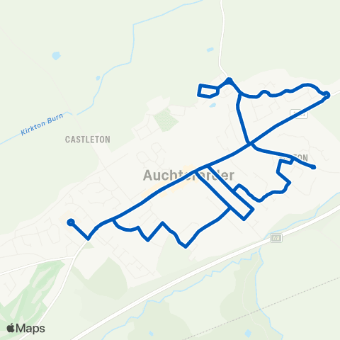 Dochertys Midland Coaches St Margarets Hosp Grounds - St Margarets Hosp Grounds map