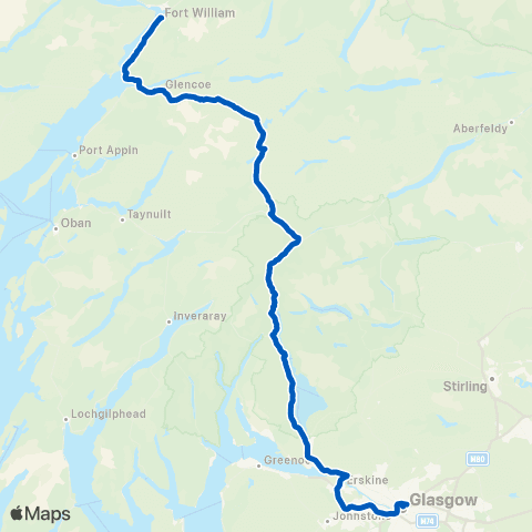 Ember An Aird One - Buchanan Bus Station map
