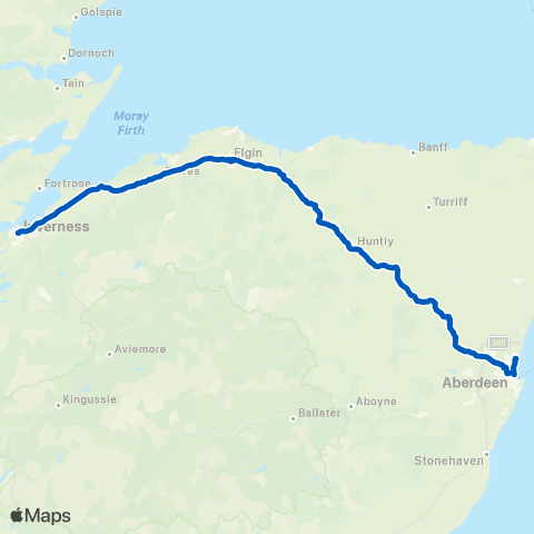 Ember Bridge of Don Park & Ride - Union Street map