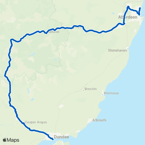 Ember Railway Sta - Bridge of Don Park & Ride map