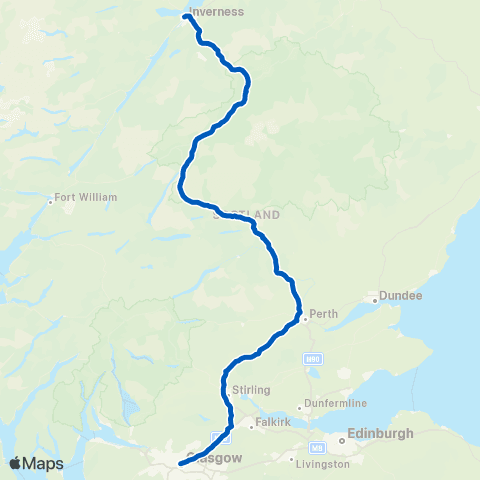Ember Union Street - Buchanan Bus Station map