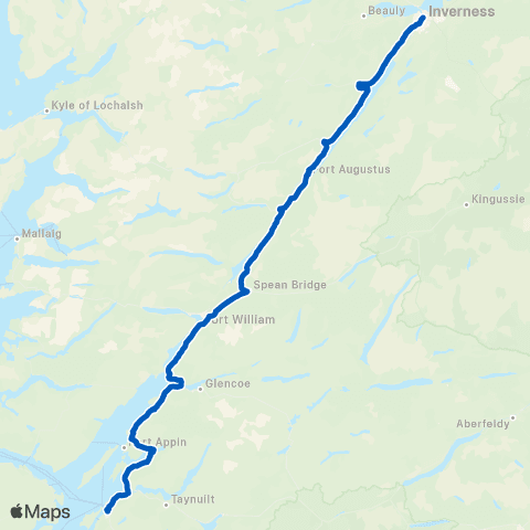 Ember Union Street - Bus Station map