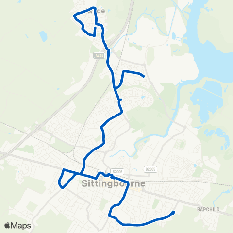 Chalkwell Garage & Coach Hire The Sittingbourne Sch Grounds - Holly Blue Dr map