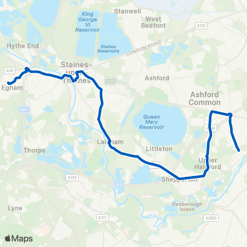 Cardinal Buses The Three Fishes - Church Road map