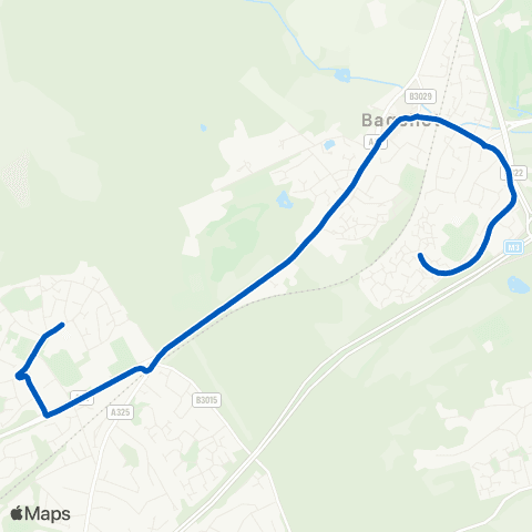 Cardinal Buses Collingwood College - Hawkesworth Drive map