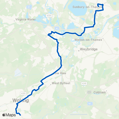 Cardinal Buses Kingfield Green - Village Hall map