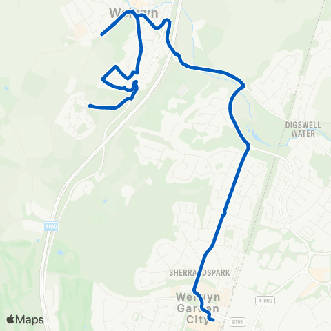 Centrebus The Frythe - Bus Station map