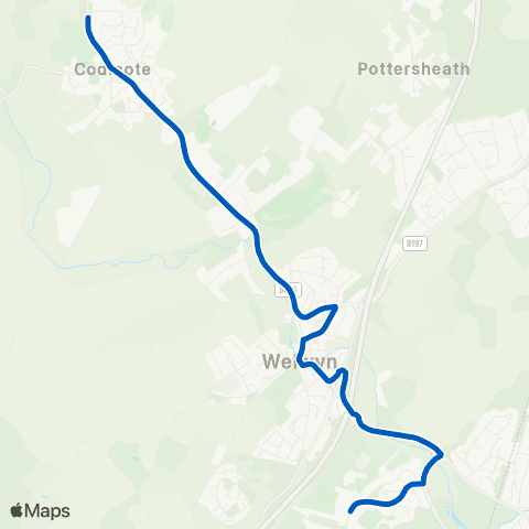 Centrebus Monk's Walk School - Tower Road map