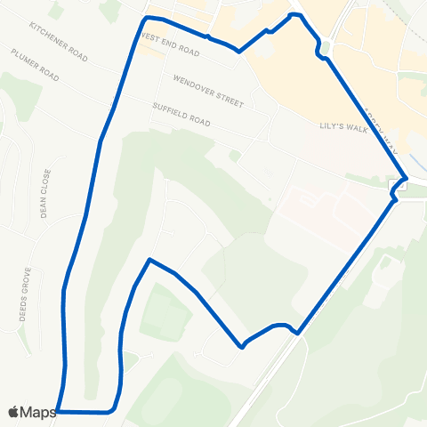 Carousel Buses High Wycombe Busstn - High Wycombe Busstn map
