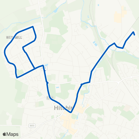 Centrebus Bancroft - Moss Way map