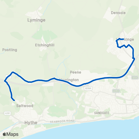 Crosskeys Coaches Cemetery - Brockhill Park School map