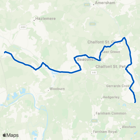 Carousel Buses Marlow Hill Schools - Fulmer Drive map
