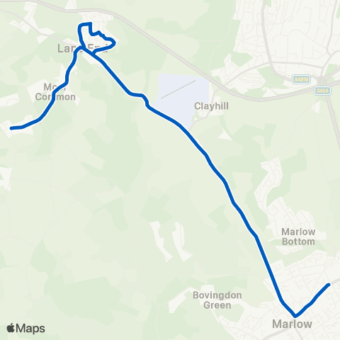 Carousel Buses West Street - Church Road map