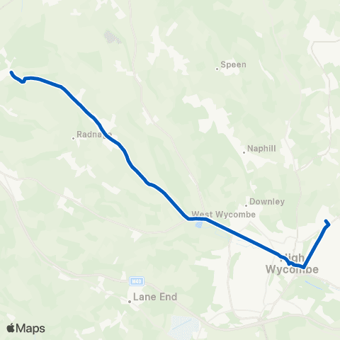 Carousel Buses Red Lane - Royal Grammar School map