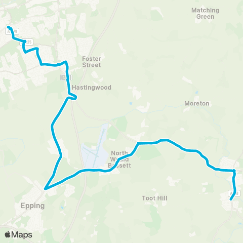 Central Connect Temp Bus Station - Two Brewers map