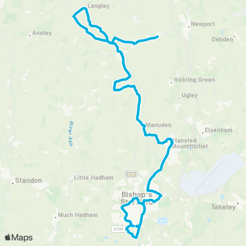 Central Connect Coach and Horses - Interchange map