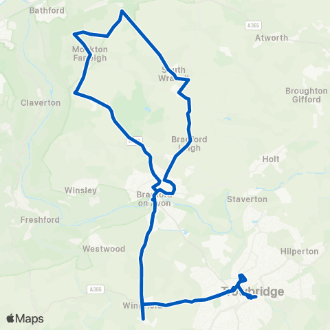 FromeBus Manvers House - Railway Station map