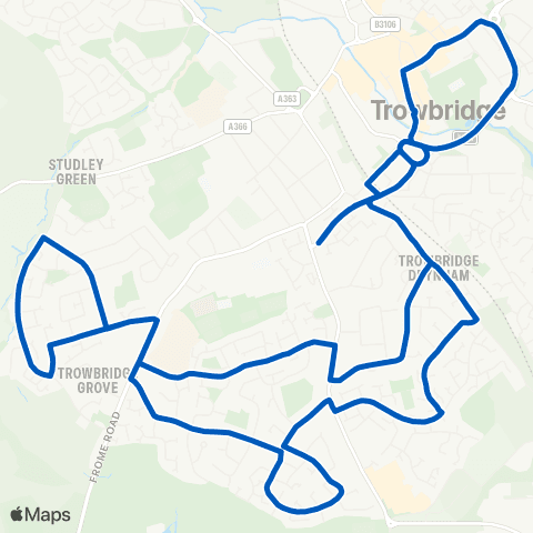 FromeBus Town Hall - Town Hall map