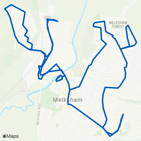 FromeBus Asda - Asda map