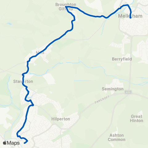 FromeBus Marina Roundabout - Town Hall map