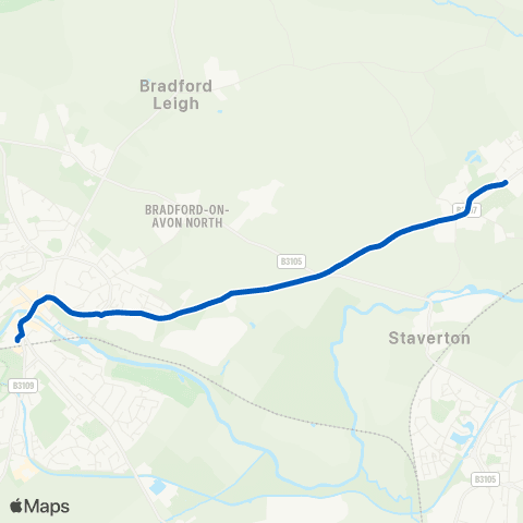 FromeBus Post Office - Railway Station map