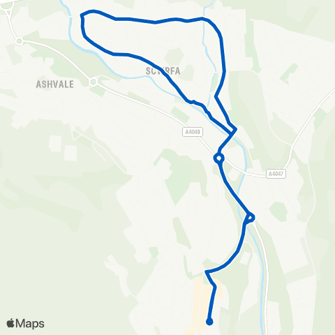 Harris Coaches Tredegar Bus Sta Stand 1 - Tredegar Bus Sta Stand 1 map