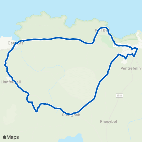 Lewis Y Llan Recreation Grounds - Recreation Grounds map