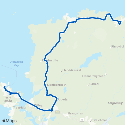 Lewis Y Llan Recreation Grounds - Summer Hill map