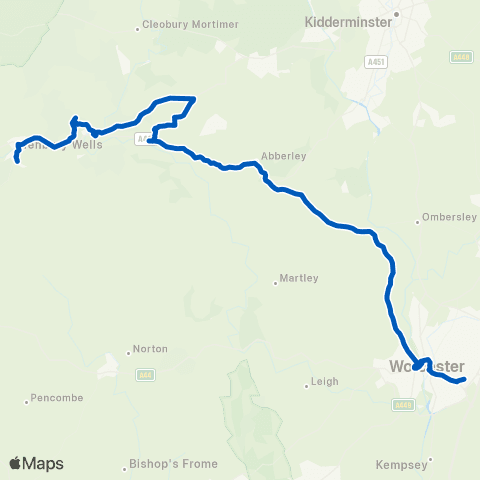 Yarranton Brothers Worcester Bus Station - Supermarket map