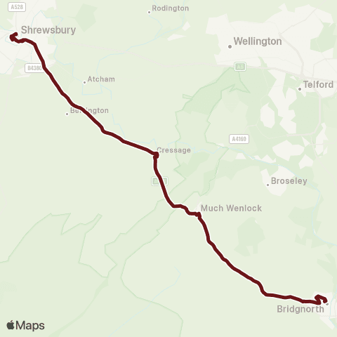 Select Bus Services Sainsbury's - Bus Station map