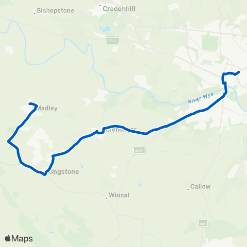 Yeomans Travel Post Office - Country Bus Station map