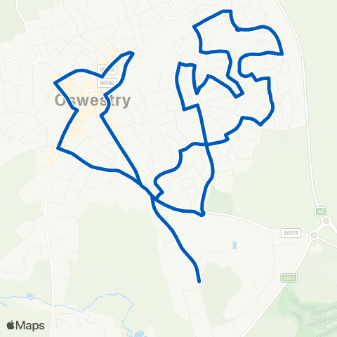 Tanat Valley Coaches Post Office - Post Office map