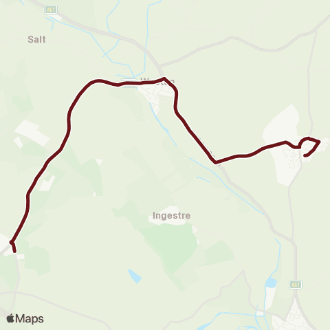 Select Bus Services Post Office - Beacon Business Park map