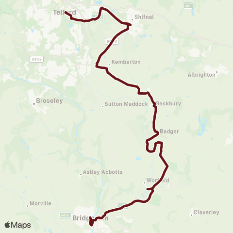 Select Bus Services Harp Inn - Bus Station map