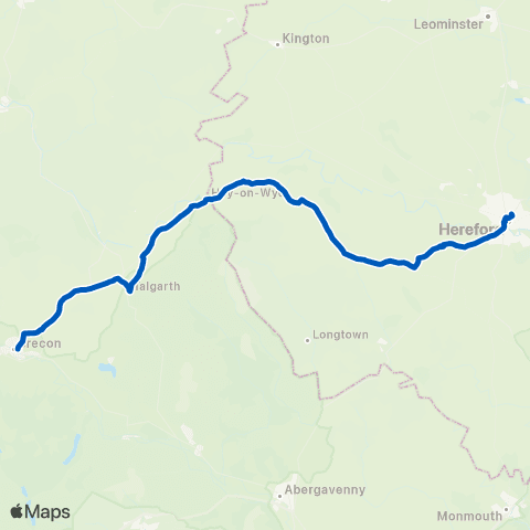 Sargeants Brothers Railway Station - Brecon Interchange map
