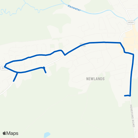 Yeomans Travel Morrisons Store - Bus Station map