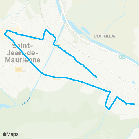 3CMA Bus Transversale map