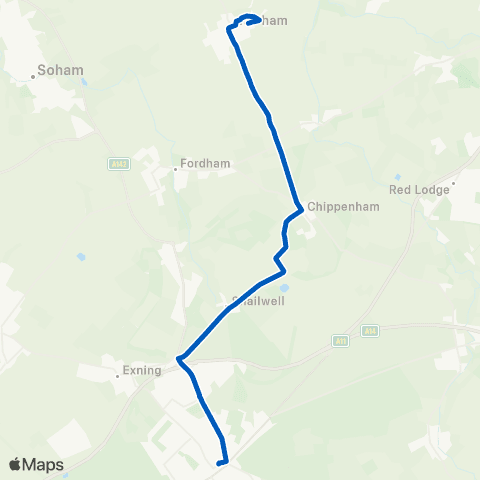 Star Cabs The Guineas Bus Station - Kennedy Road map