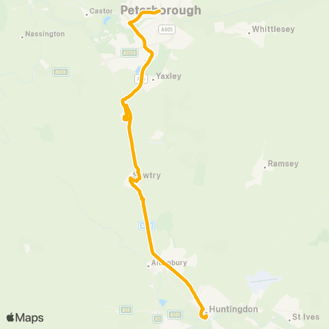 Stagecoach East Bus Station - Queensgate Bus Station map