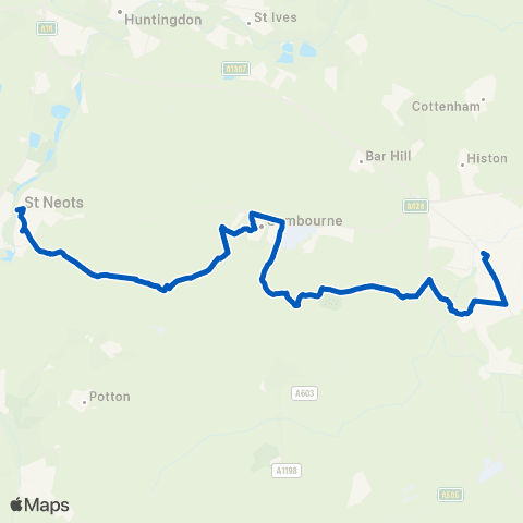 Whippet Coaches Market Square - Drummer St Bus Station map