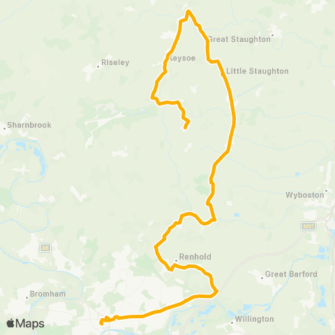 Stagecoach East St Andrew's Lane - Bus Station map