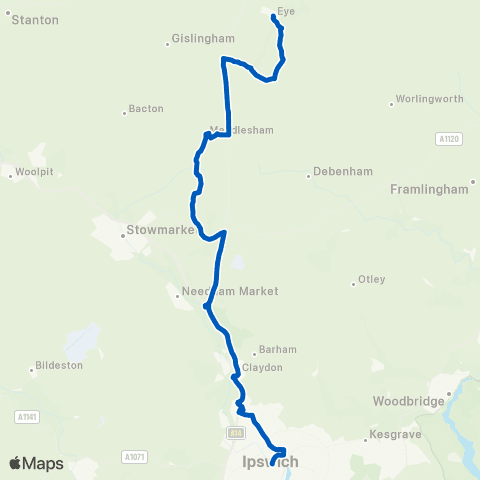 Simonds Town Hall - Old Cattle Market Bus Sta map