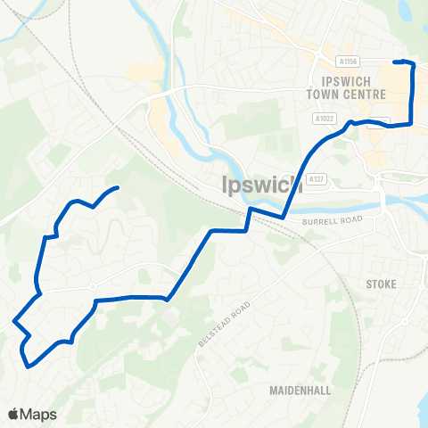 Simonds Tower Ramparts Bus Station - Lupin Road map