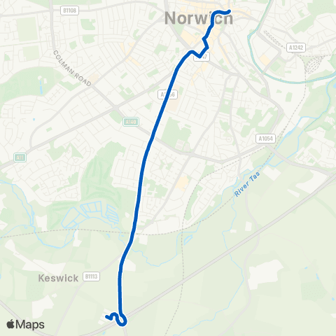Simonds Bus Station - Harford Park & Ride map