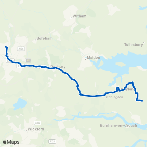 Stephensons of Essex Bullfinch Corner - School map